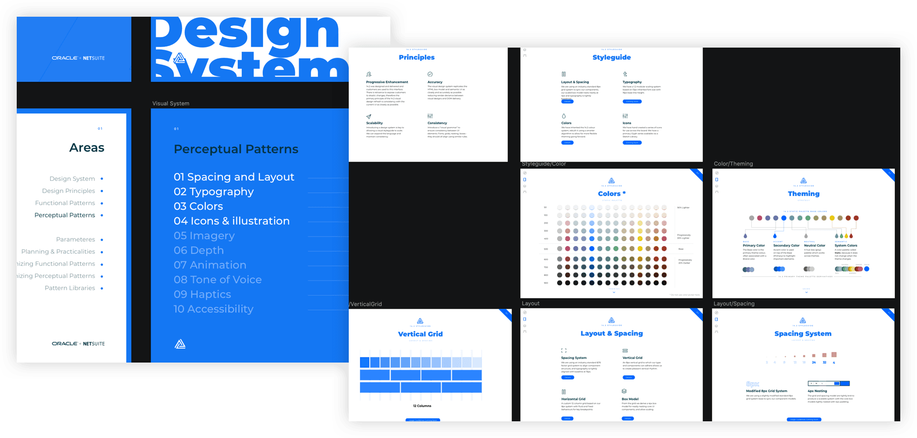 Design system presentation — how the system was re-pitched internally