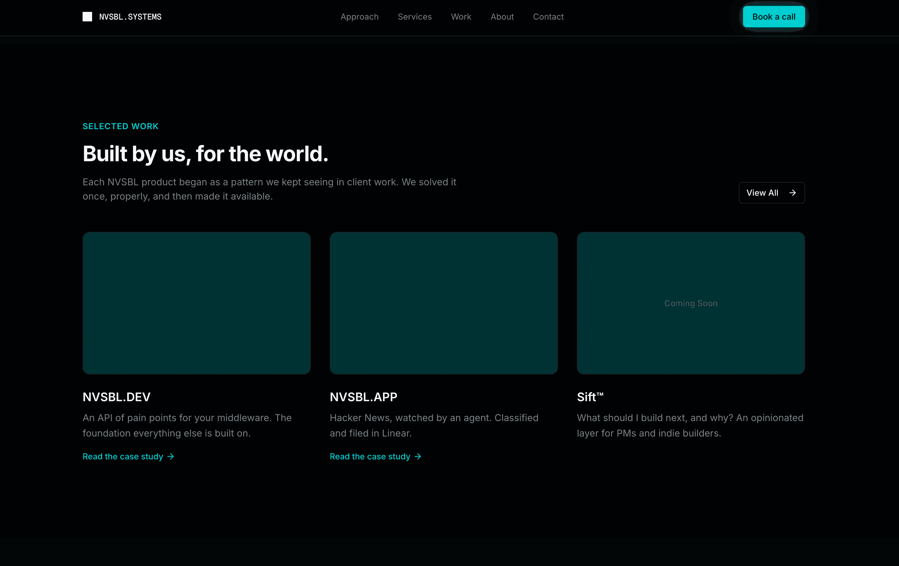 NVSBL suite overview — the three repos (engine, web, app) and what each layer owns.