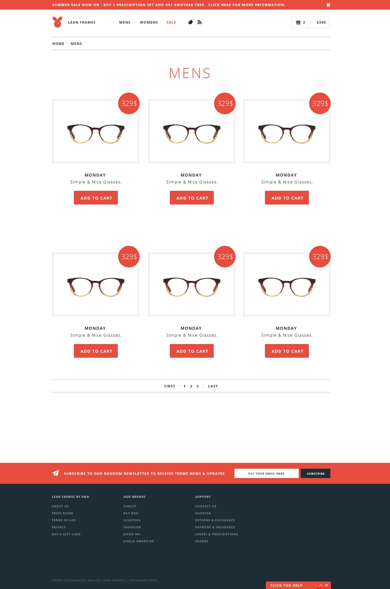 LeanWP theme — shop search results