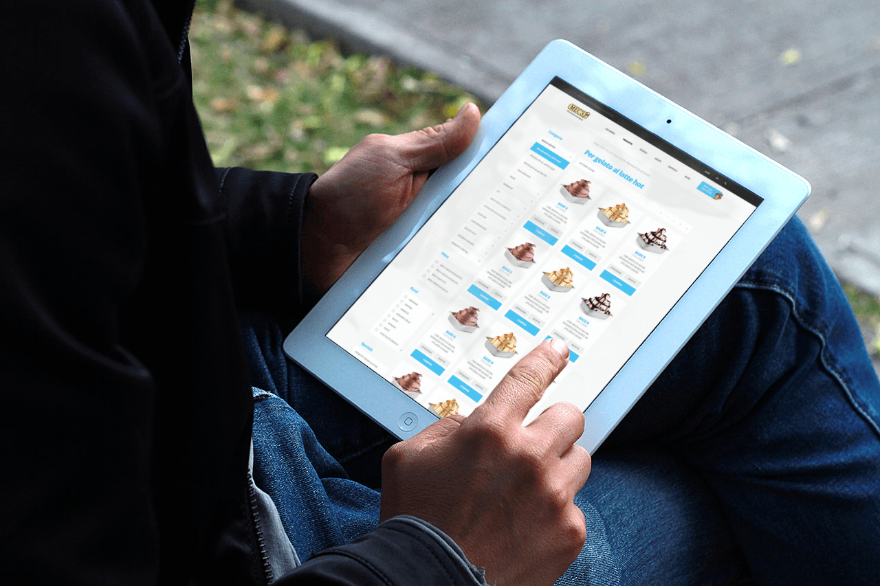 MEC3 ecommerce shop view