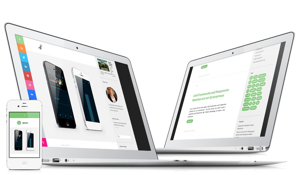 Ipsum — two laptops in context