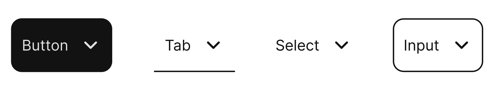 Atomic component forms derived from a single SuperPrimitive instance